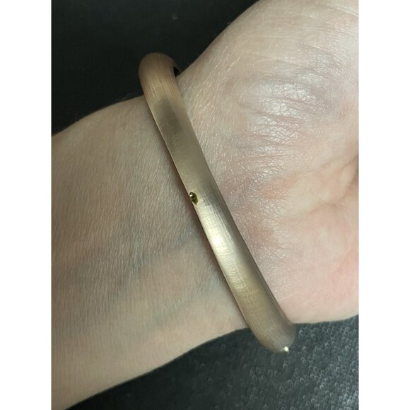 ALEXIS BITTAR Crystal Rhinestone Lucite Skinny Tapered Bangle Bracelet - Picture 11 of 16